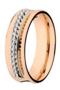Aliança Ouro Rosa - Ref. 7602039014